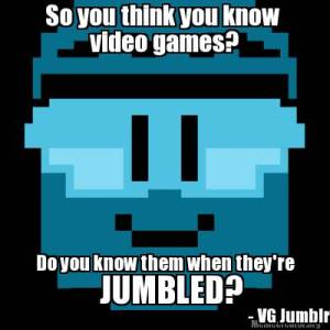 video game jumble